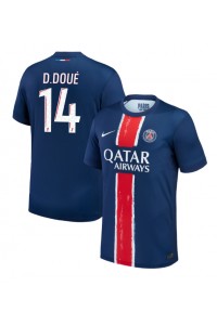 Fotbalové Dres Paris Saint-Germain Desire Doue #14 Domácí Oblečení 2024-25 Krátký Rukáv